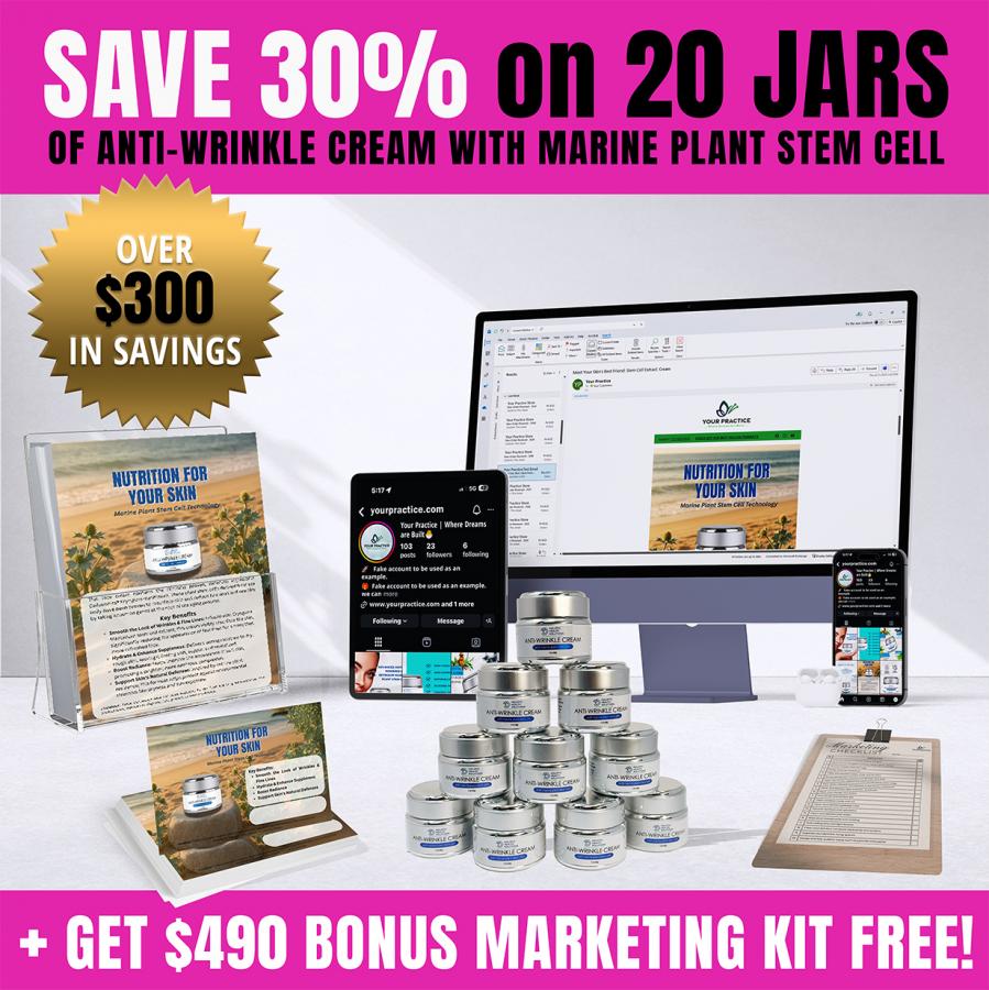 Stem Cell Anti-Aging, Anti-Wrinkle Skin Cream Mega Bundle